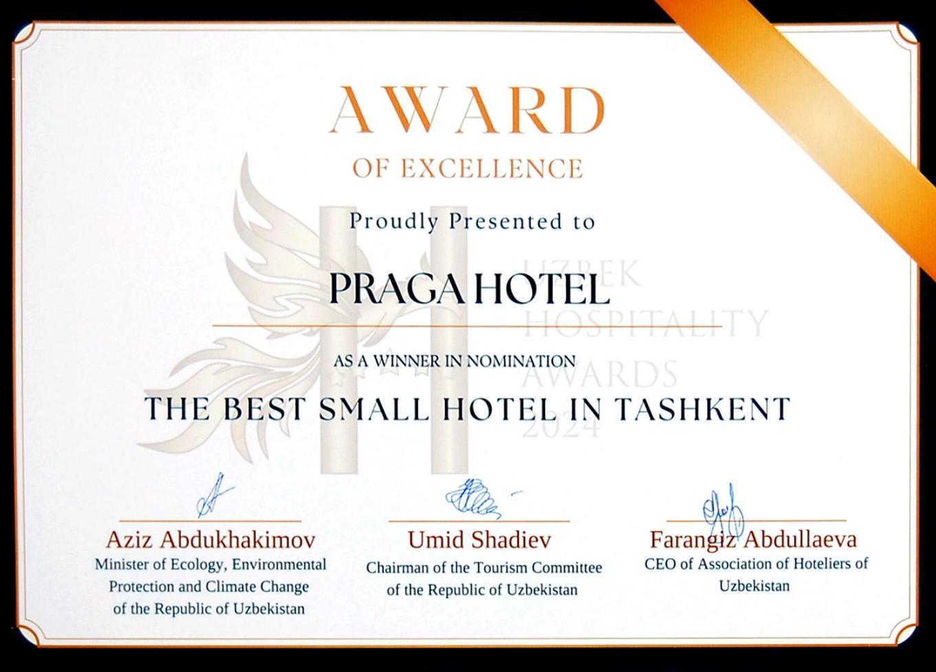 Praga Hotel Taskent Exterior foto